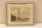 Prent van Grote Markt en st Maartens Toren te Groningen 3967, Ophalen of Verzenden, Voor 1920, Ongelopen, Groningen