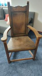 houten stoel, Huis en Inrichting, Stoelen, Ophalen, Gebruikt, Bruin, Hout