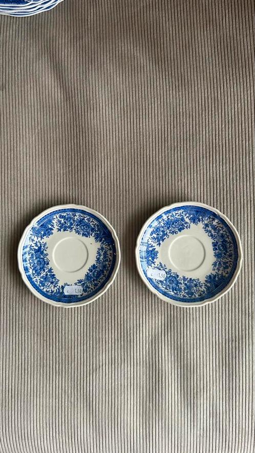 Diverse blauwe Engelse borden, Antiek en Kunst, Antiek | Servies los, Ophalen of Verzenden