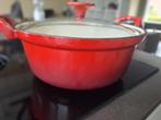 Gietijzeren pan, Ophalen of Verzenden, Zo goed als nieuw, Gietijzer, Koekenpan of Braadpan
