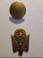 Knopen WW2 NSDAP en Winterhilfe pin, Verzamelen, Ophalen of Verzenden, Overige soorten, Duitsland, Overige typen
