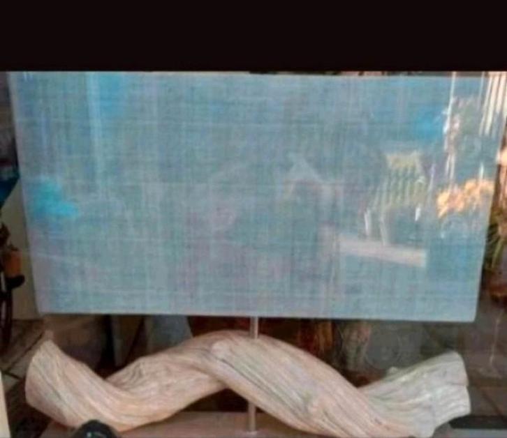 Must Living Log Erosion tafellamp, Doe-het-zelf en Verbouw, Glas en Ramen, Zo goed als nieuw, Minder dan 80 cm, Ophalen