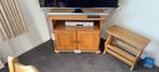 Houten TV-meubel met opbergruimte, Ophalen, Gebruikt, 50 tot 75 cm, Minder dan 100 cm