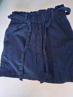 blauw rokje maat 134/140 elastiek in taille en bindceintuur, Gebruikt, WE, Meisje, Ophalen of Verzenden