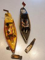 Oude Speelgoed Bootjes - Vintage Blikken Speelgoed, Antiek en Kunst, Antiek | Speelgoed, Ophalen of Verzenden