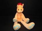 OILILY PAARD HEDDLES HORSE VELOURS GEEL MET RODE VELOURS LUS, Kinderen en Baby's, Speelgoed | Knuffels en Pluche, Ophalen of Verzenden