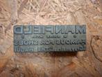 Oude stempel Manfield Shoes, Antiek en Kunst, Ophalen of Verzenden