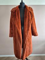 Carnavals bontjas effen Roest Bruin / Rood maat L, Jas thema, Maat 52/54 (L), Carnaval, Ophalen of Verzenden, Kleding