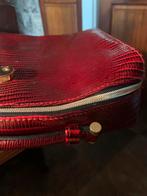 Rode Toilet Koffertje Damestas, Ophalen of Verzenden, Zo goed als nieuw, Rood, Handtas