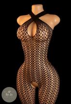 Romantische Nylon Bodystocking - Nieuw, Kleding | Dames, By Jo, Verzenden, Zwart, Body of Korset