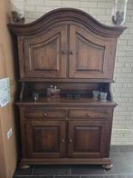Buffetkast, massief eiken,mooi te pimpen tot koffiecorner!, Ophalen, Gebruikt, 25 tot 50 cm, Eikenhout