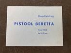 Neder. Voorschrift Politie Pistool Beretta model 950B 6,35mm, Ophalen, Nederland, Embleem of Badge