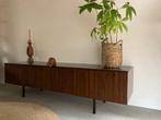 Midcentury vintage palissander dressoir, Ophalen, Gebruikt, Met klep(pen), 150 tot 200 cm
