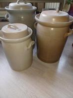 Authentieke Zuurkoolpotten - Set van 3, Antiek en Kunst, Antiek | Keramiek en Aardewerk, Ophalen