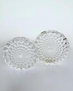 A set of two bubble crystal vases from Beyer Kristall (1970s, N/A, Overige kleuren, N/A, Ophalen of Verzenden