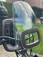 Bobike voorzitje donkerbruin met windscherm, Ophalen, Voetsteuntjes, 0 t/m 18 kg, Voorzitje