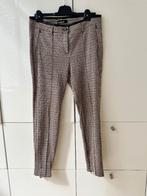 Cambio pantalon broek dames slim fit 42 pied de poule, Cambio, Bruin, Verzenden, Maat 42/44 (L)