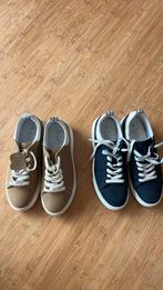 Sportieve leren dames schoenen (sneakers), Kleding | Dames, Schoenen, Ophalen of Verzenden, Zo goed als nieuw, Blauw, Sneakers of Gympen
