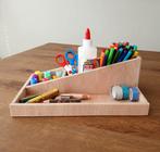 Handgemaakte houten organizer, ideaal voor knutselspullen, Ophalen of Verzenden, Nieuw