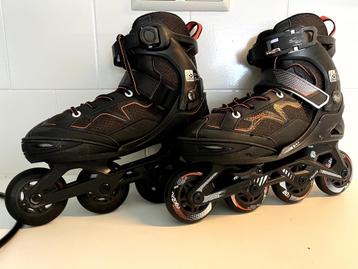 Oxelo verstelbare kinderskates -skeelers mt 32-35 zwart beschikbaar voor biedingen