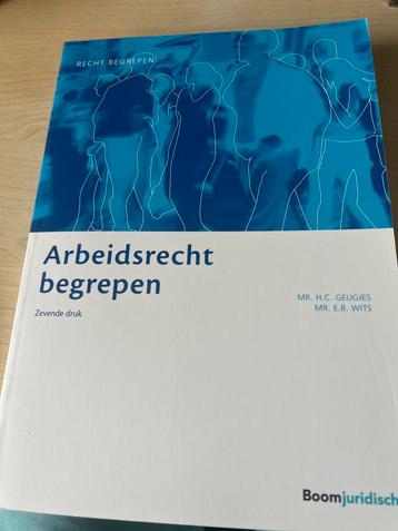 Arbeidsrecht begrepen - Zevende druk beschikbaar voor biedingen