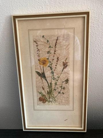 Kunstprint Geperste Bloemen beschikbaar voor biedingen