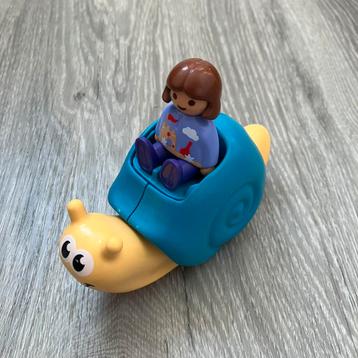 Playmobil 123 meisje met slak beschikbaar voor biedingen