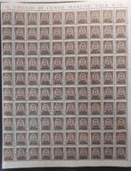 Yv. S18 - S21 Postzegels Italië: Toeslagzegel 1930 vel a 100, Verzenden, Postfris
