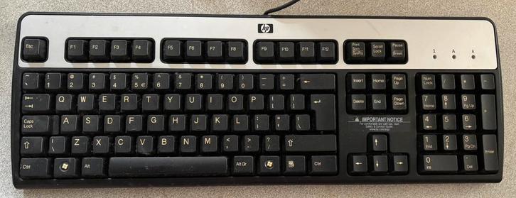 HP toetsenbord, Computers en Software, Toetsenborden, Zo goed als nieuw, Ophalen of Verzenden
