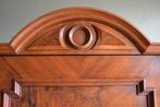Prachtige antieke noten houten eendeurs Art Deco kast., Verzenden