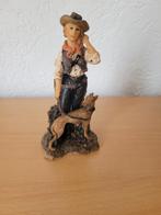 Cowgirl met Hond Beeldje, Antiek en Kunst, Ophalen of Verzenden