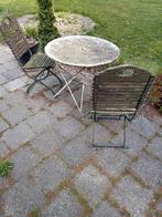 oud frans terras Setje, Tuin en Terras, Ophalen, Zo goed als nieuw, 2 zitplaatsen