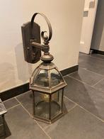 Klassieke buiten wandlantaarn, bronskleurig, Ophalen, Zo goed als nieuw, Metaal, Klassiek