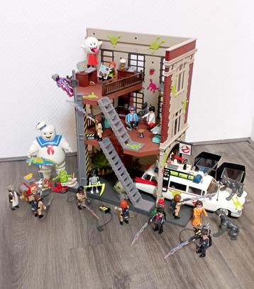 Grote Playmobil Ghostbusters Set met Brandweerkazerne, Ecto- beschikbaar voor biedingen