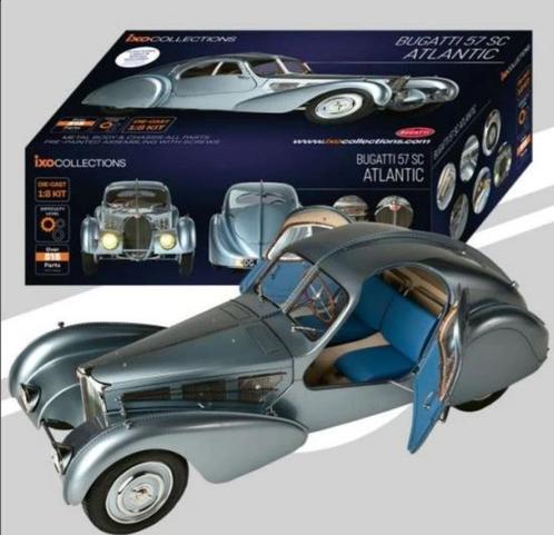 Ixo collections 1:8 Bugatti Atlantic 57SC Rothschild, Hobby en Vrije tijd, Modelbouw | Auto's en Voertuigen, Nieuw, Overige typen