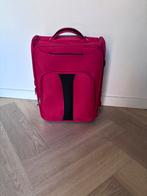 Fijne, ruime rode koffer / reiskoffer / reistas, Uitschuifbare handgreep, 30 cm of meer, Minder dan 40 cm, Ophalen of Verzenden