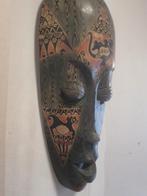 Houten Masker met Afrikaanse Motieven, Ophalen of Verzenden