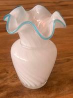 Vintage glazen vaas - mondgeblazen Murano stijl, Ophalen of Verzenden