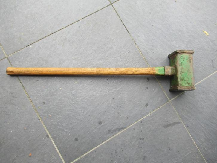 Grote Metalen sleg Slaai Hamer Sleghamer Moker Voorhamer, Tuin en Terras, Hand-tuingereedschap, Gebruikt, Ophalen of Verzenden