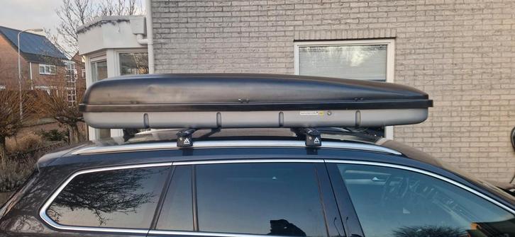 Skibox voor extra bagageruimte, Auto diversen, Dakkoffers, Gebruikt, Ophalen of Verzenden