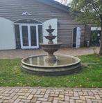 Antiek look fontein met rand, Tuin en Terras, Waterpartijen en Fonteinen, Ophalen of Verzenden, Nieuw, Beton, Fontein