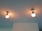 2x dimbare Spots - Stijl en Sfeervol, Ophalen of Verzenden, Zo goed als nieuw, Glas, Plafondspot of Wandspot