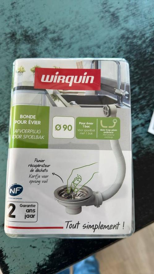 Afvoerplug voor spoelbak, Doe-het-zelf en Verbouw, Buizen en Afvoer, Zo goed als nieuw, Rvs, Minder dan 2 meter, Ophalen of Verzenden
