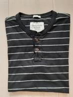 Abercrombie & Fitch zwart grijs gestreepte t-shirt maat L, Maat 52/54 (L), Zwart, Ophalen of Verzenden, Abercrombie & Fitch