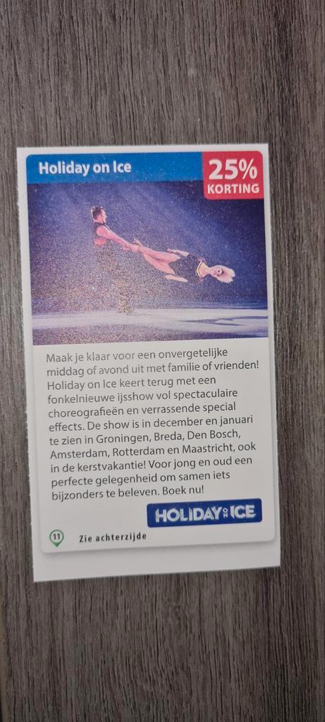 Holiday on ice voordeelbon voor 25% korting( max. 8 personen, Tickets en Kaartjes, Kortingen en Cadeaubonnen, Drie personen of meer