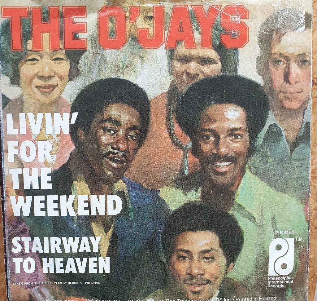 O'Jays - Livin' For The Weekend, Gebruikt, Verzenden, 7 inch, Single