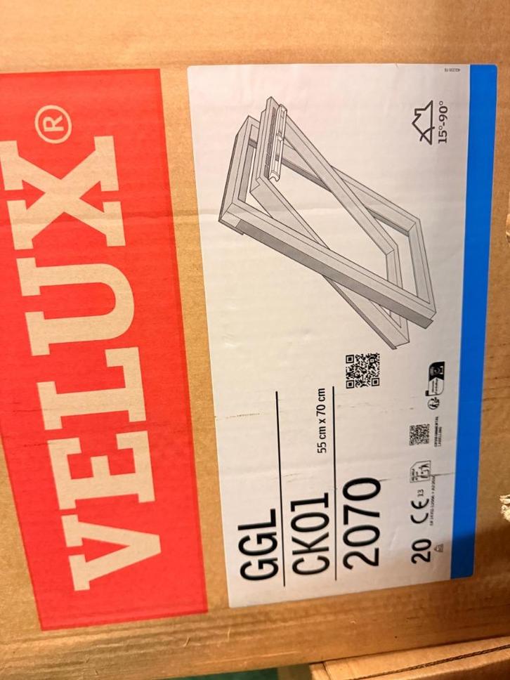 VELUX dakraam GGLCK01 Nieuw nu €330, Huis en Inrichting, Stoffering | Gordijnen en Lamellen, Nieuw, Minder dan 100 cm, 50 tot 100 cm