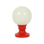 Vintage Rode Bol Pop Art Nachtlamp Massive Tafellamp Zalloni, Huis en Inrichting, Lampen | Tafellampen, Minder dan 50 cm, Gebruikt