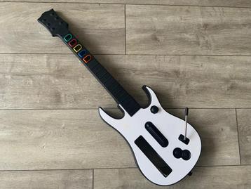 Nintendo Wii Guitar Hero / Rock Band Gitaar - Wit - Rockband beschikbaar voor biedingen