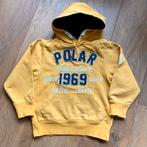 Unlocked gele stoere hoodie - maat 104/110, Kinderen en Baby's, Kinderkleding | Maat 104, Jongen, Trui of Vest, Gebruikt, Ophalen of Verzenden